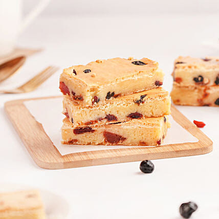 Cranberry Bliss Brownie Box of 6: 