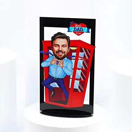 Dad Caricature Frame: 