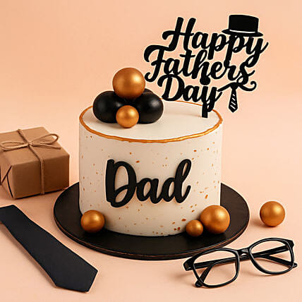 Dad in Style 1Kg Cake: Father's Day Gifts