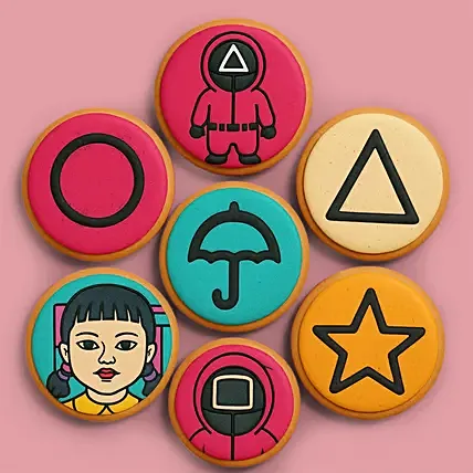 Dalgona Theme Set of 6 Cookies: 