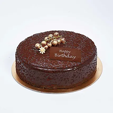 Dark Chocolate Birthday Cake: Chocolate Cake 