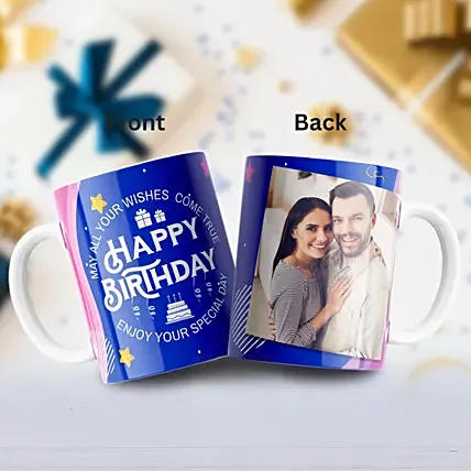 Deep Blue Personalized Mug: Personalised Mugs Dubai