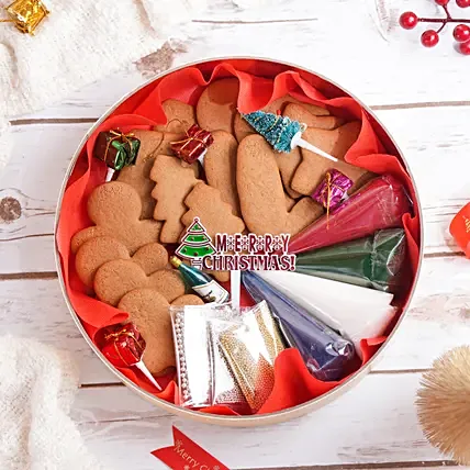 DIY CHristmas Joy Cookies Box: Secret Santa Gifts