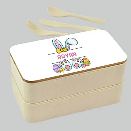 Easter Themed Personalised Lunchbox: Easter Personalised Gifts