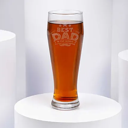 زجاج طويل القامة محفور للأب: 