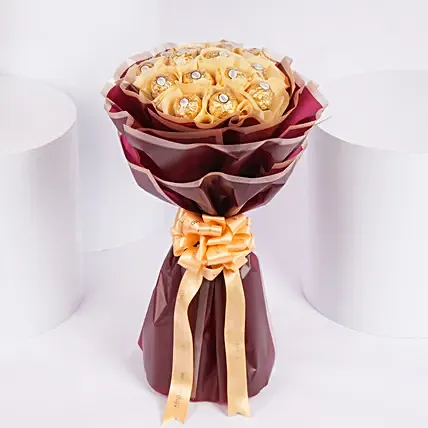 Ferrero Rocher Chocolate Bouquet: One Hour Chocolates Delivery