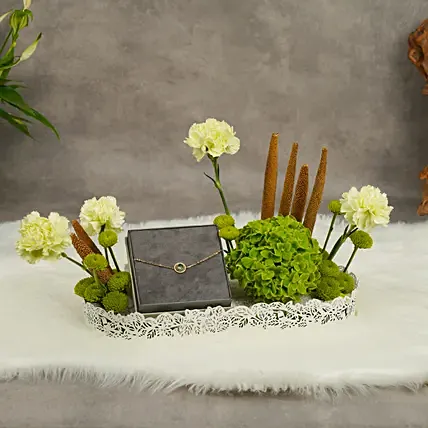 Flower Forest with Cerruti 1881 Bracelet: Emirati Women's Day Gifts