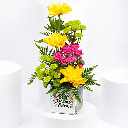 Flowers Arrangement For Teacher: Gifts for Teacher