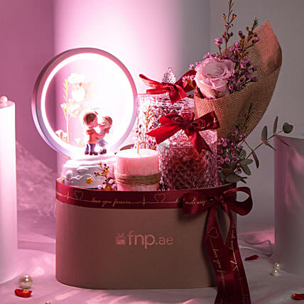 Forever Moments of Love Hamper: Kiss Day Gifts