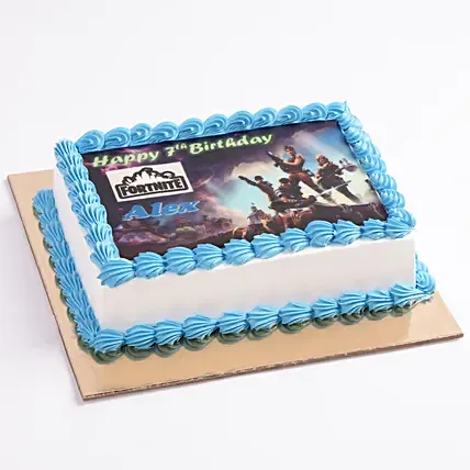 Fortnite Birthday Photo Cake: Fortnite Cakes