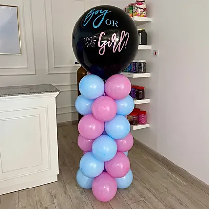 Geneder Reval Balloons Pillar: Helium Balloons Delivery