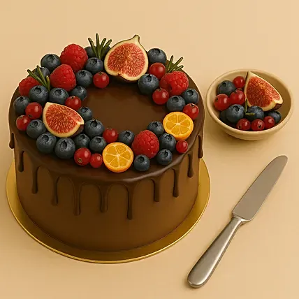 Fruity Choco Cake: 
