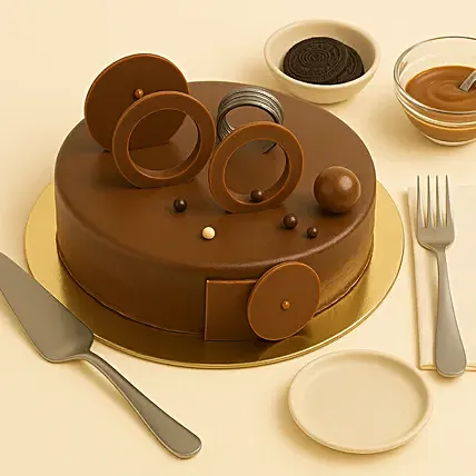 كيك فدج شهي بالشوكولاتة حجم صغير: عروض الكيك