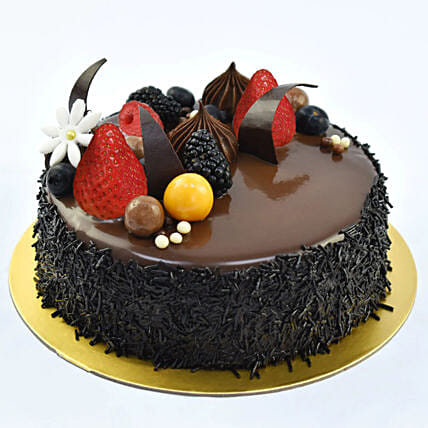 Fudge Fantasy Cake 8 portion: Hug Day Gifts