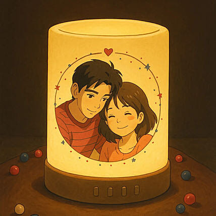 Ghibli Personalised With love Bluetooth LED Speaker: 