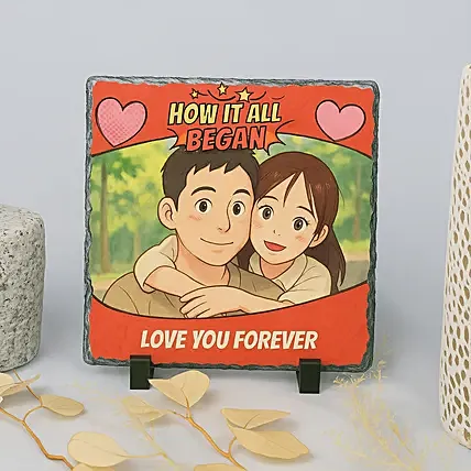 Ghibli Style Love You Forever Personalised Frame: Personalised Gifts