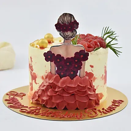 كيكة بنات بالتوت و الردفلفت 1 كجم: الكيك المثالي