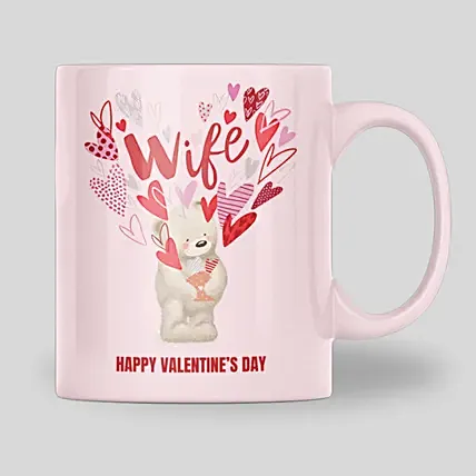 Happy Day To My Wife Mug: Valentines Day Mugs