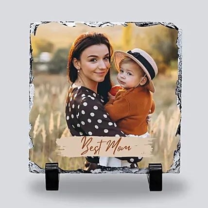 Infinite Love For Mom Personalised Slate Frame: Mothers Day Photo Frames
