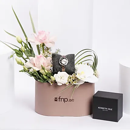 Kenneth Cole New York Transparent Watch For Her: 