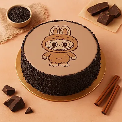 Labubu Choco Cake: Chocolate Cake