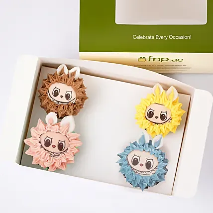 Labubu Colorful Cupcakes: Order Delicious Cupcakes in Dubai