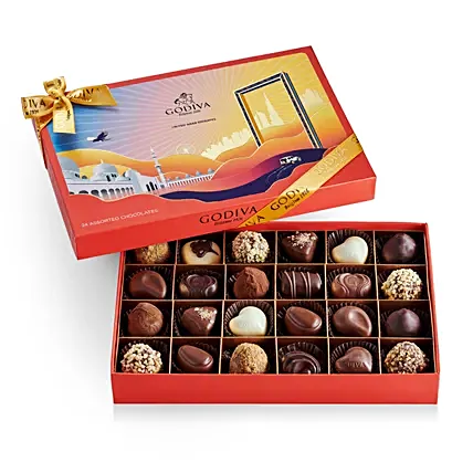 National Day Gift Box By Godiva 24pcs: Godiva Chocolates
