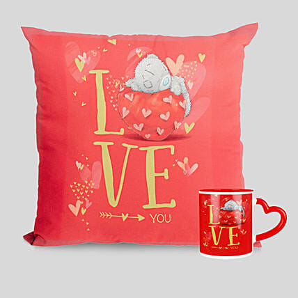 كومبو الحب | وسادة و كوب: Personalised-Combos For Birthday