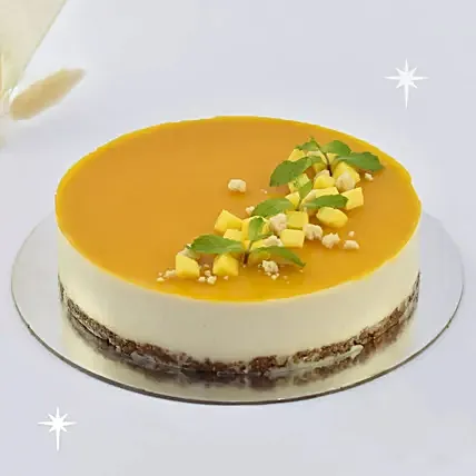 تشيز كيك صحي بنكهة المانجو بدون غلوتين حجم وسط: هدايا لتقول أفكر بك