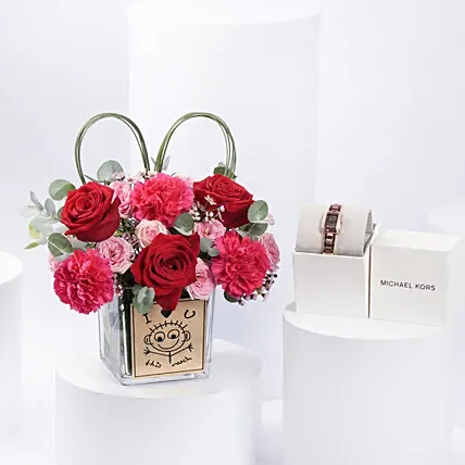 Michael Kors Emery Rose Gold Watch for Her: Michael Kors Watches