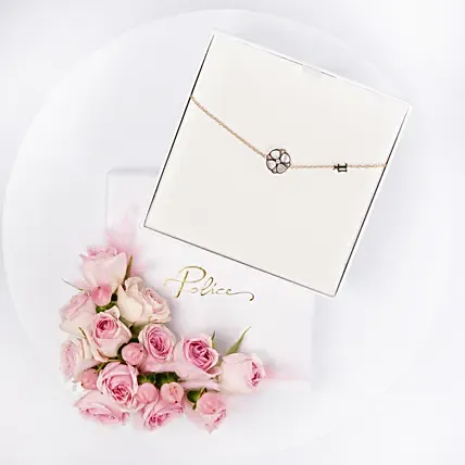 Mother of Pearl Floral Bracelet For Her: Daughters Day Gifts