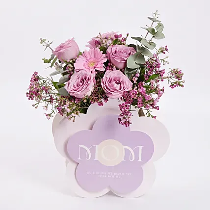 Mothers Embrace: Purple Flower Bouquets