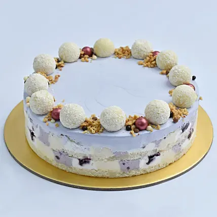 Mouth Watering Vanilla Blueberry Cake: Delicious Eggless Birthday Cakes for Celebration