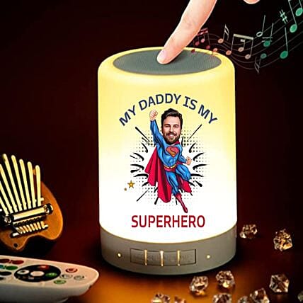 My Dad My Superhero Bluetooth Speaker: 