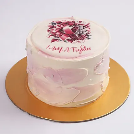 Never Give Up Cake: Breast Cancer Gifts