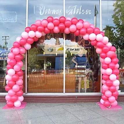 Pink Delight Balloon Decor: Grand Opening Gifts