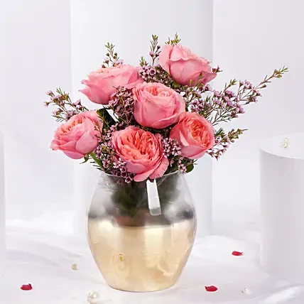 مزهرية ورود عيد الحب: ورد عيد الحب