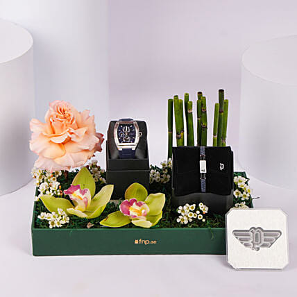 Police Creed Watch and Bracelet Gift Set For Him: Graduation Gifts