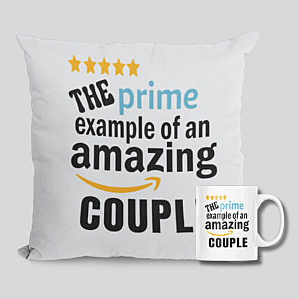 Prime Example Of Couples Mug And Cushion: Valentines Day Mugs