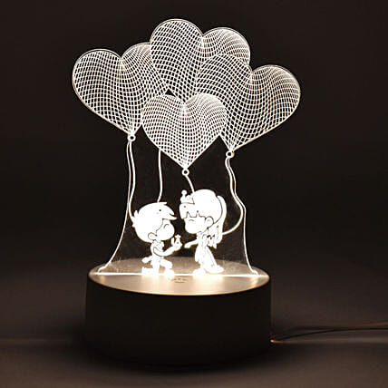 Propose Day Led Lamp: Propose Day Personalised Gifts