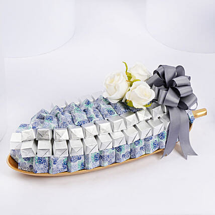 هدايا مميزة صواني شوكولاته بتنسيق رمضان كريم مع أوركيد: شوكولاتة رمضان مبارك