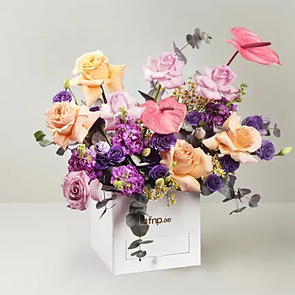 Blush Reverie Crown Collection: Birthday Flowers & Chocolates