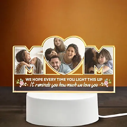 Mom's Love LED Frame: Personalised Photo Frames