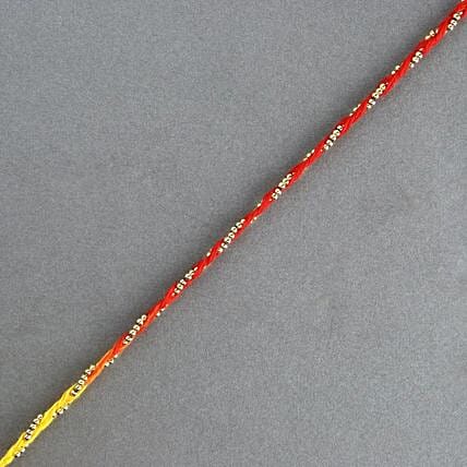 Sacred Bead Work Mauli Rakhi And 24 Pcs Ferrero Rocher: Rakhi in Ajman