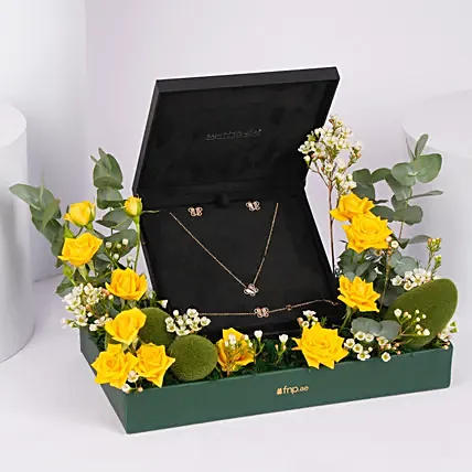 Saint Honore Paris MOP Butterfly Jewel Gift Set For Her: Anniversary Gifts