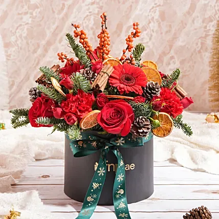Season Splendour Flower Box: Christmas Gifts for Her