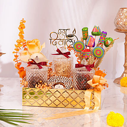 Shubh Diwali Basket: Dry Fruit Hampers for Diwali