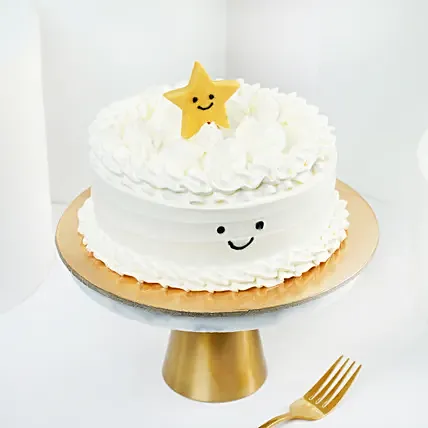 Smiling Star Cake: 