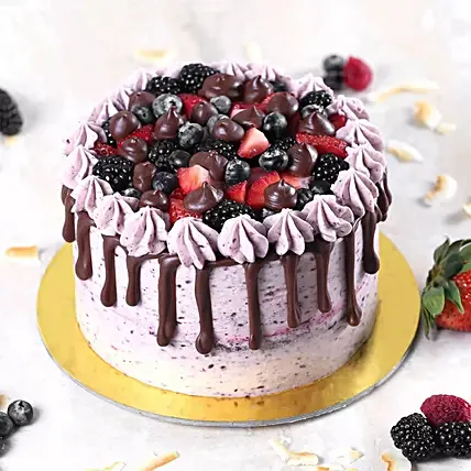 Guilt Free Chocolate Berry Delight: Sugar Free Cakes