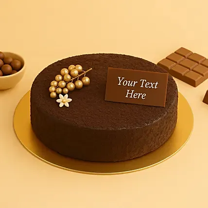 Guilt Free Dark Chocolate Cake: Diwali Cakes